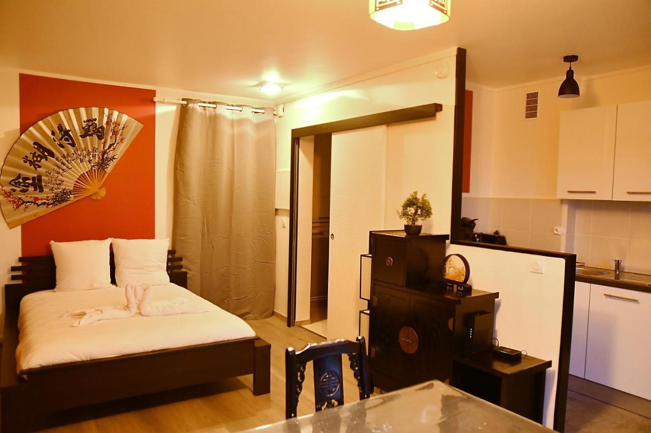 F1 Entier Cosy Style Asiatique Montgeron, Proche Paris Екстериор снимка